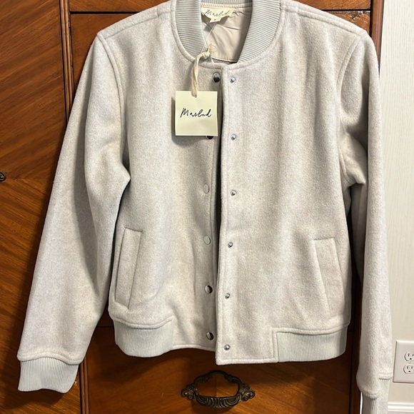 Marled Bomber Jacket size S - Picture 3 of 8